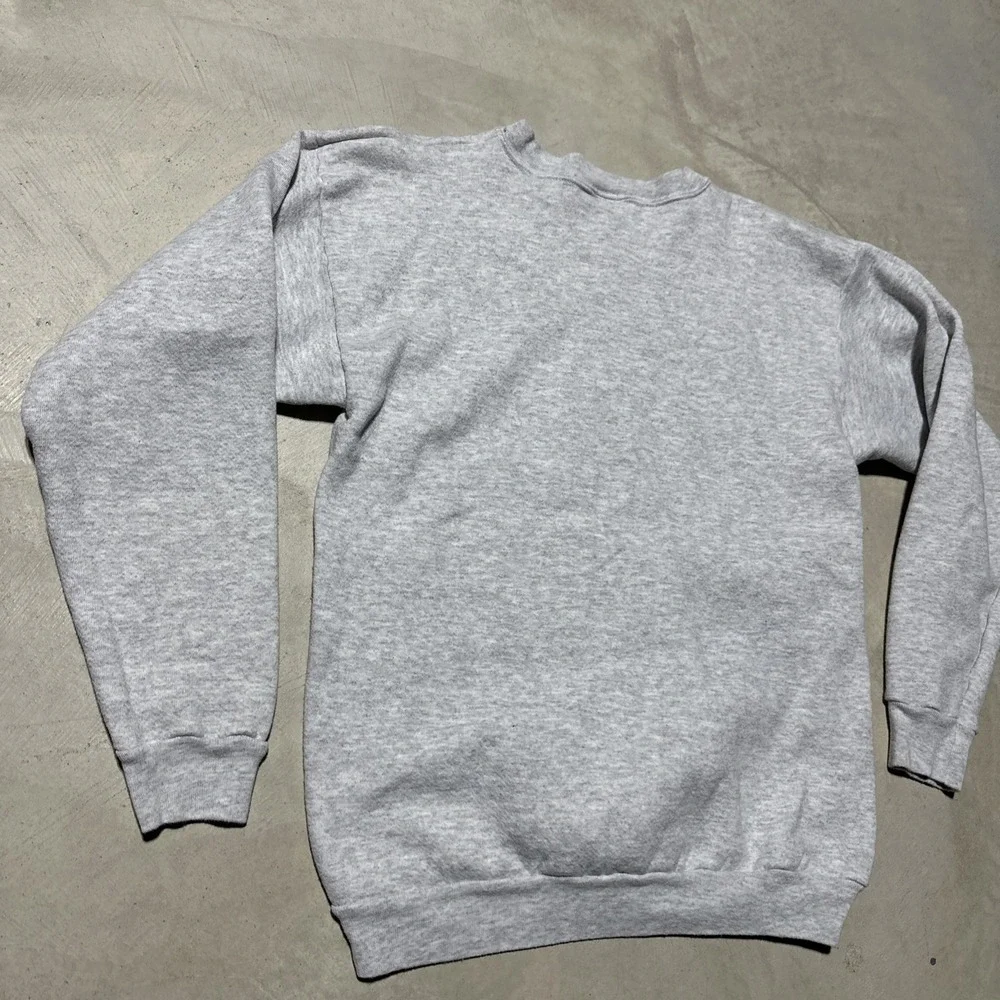 Vintage Raccoon Autumn Pumpkin Habitat Sweatshirt SZ M Art Nature Tree Crewneck - Picture 9 of 9